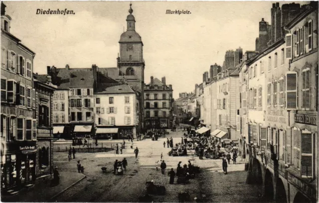 CPA AK DIEDENHOFEN Marktplatz (454795)