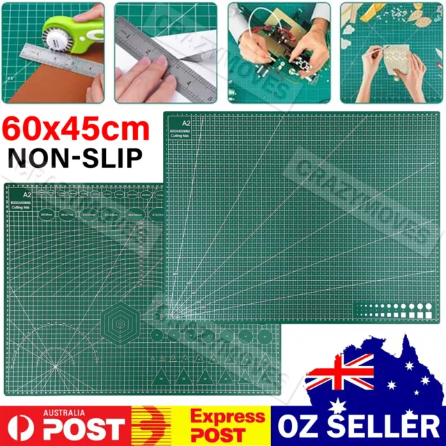 A3 Hobby Craft Cutting Mat Board 45cm X 30 Cm 1cm Square Grid Non Slip  Knife for sale online