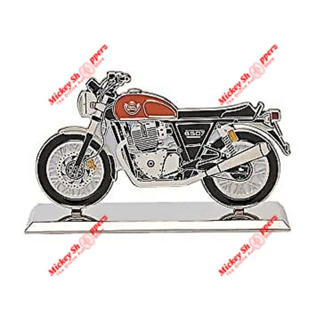 ROYAL ENFIELD INTERCEPTOR 650 modèle échelle 2D couleur orange ...