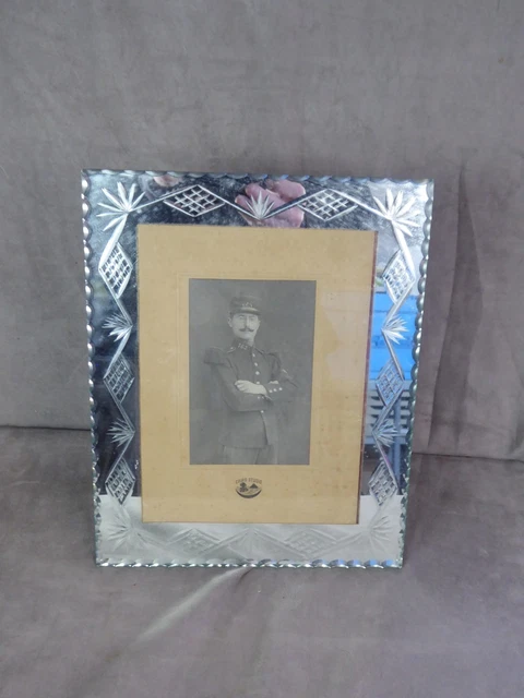Miroir au mercure XIXe doré - Autres Miroirs
