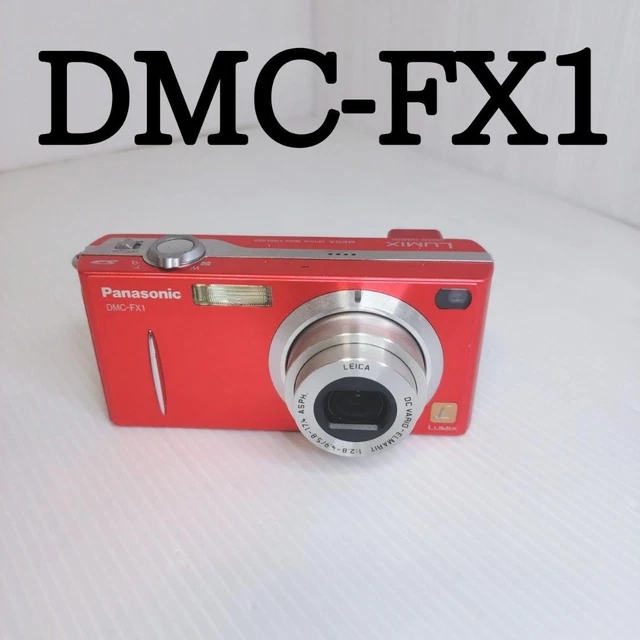 Panasonic DMC-FX1 レッド Panasonic Lumix DMC-FX1 Specifications