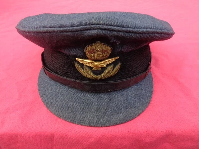 WW2 RAF KINGS Crown Pilot/Officer Cap by Moss Brothers £151.52 ...