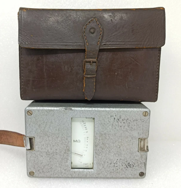 Officine Galileo insulation tester megger con custodia vintage rare tester MΩ