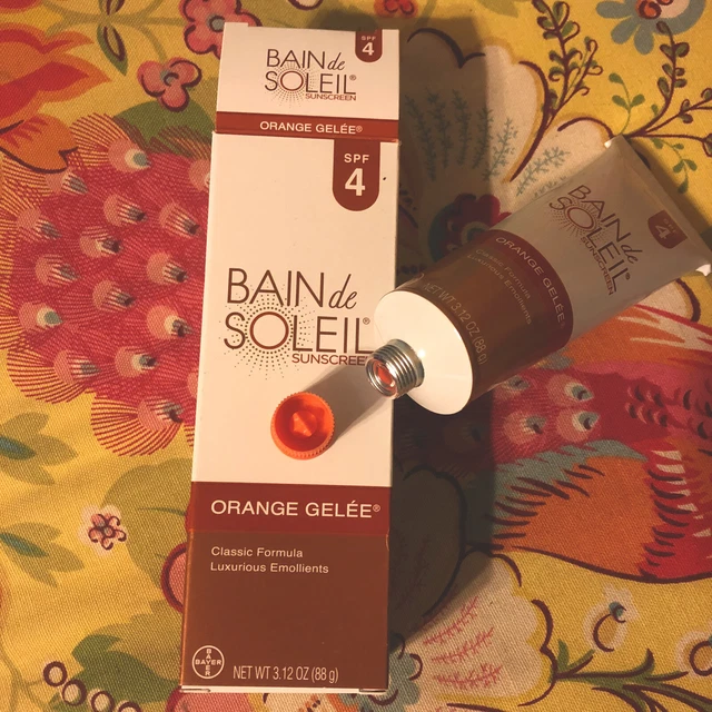 BAIN DE SOLEIL Orange Gelee Sunscreen Spf 4 NIB Sealed Exp 6 21