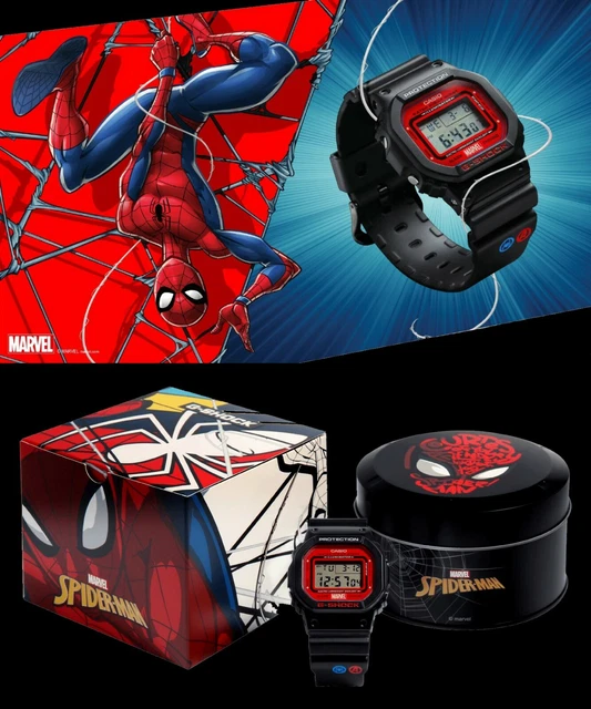 CASIO G-SHOCK DW-5600-VT Spider-Man MARVEL $300.00 - PicClick