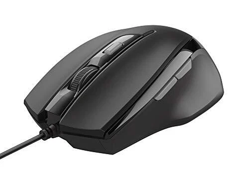 Trust Voca Comfort Souris Filaire 800/1200/1600/2400 PPP Noir