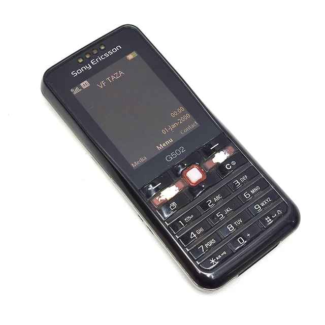 Sony Ericsson G502 Cell Phone Black (Unlocked) Classic Button 3G Mobile Phone