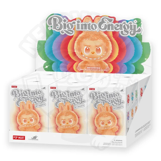 PRE-COMMANDE : Lot De 6 Figurines Labubu Big Into Energy, Pop Mart, Scellées (expédition 29/08)