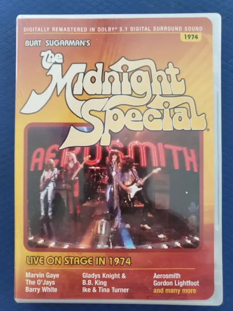 Burt Sugarman's Midnight Special: 1974 (DVD) Aerosmith, Ike & Tina, Marvin Gaye