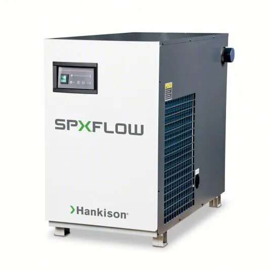 HANKISON Refrigerated Air Dryer: ISO Class 5, 200 cfm, 460V AC, 3 phase