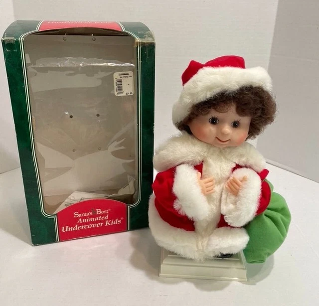 SANTA'S BEST UNDERCOVER Kids Animated Christmas Collectable Girl Doll £