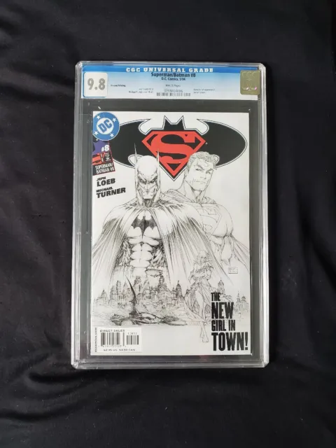 Superman Batman #8 CGC 9.8 Turner 2nd Print Variant 1st Kara Zor El Rare