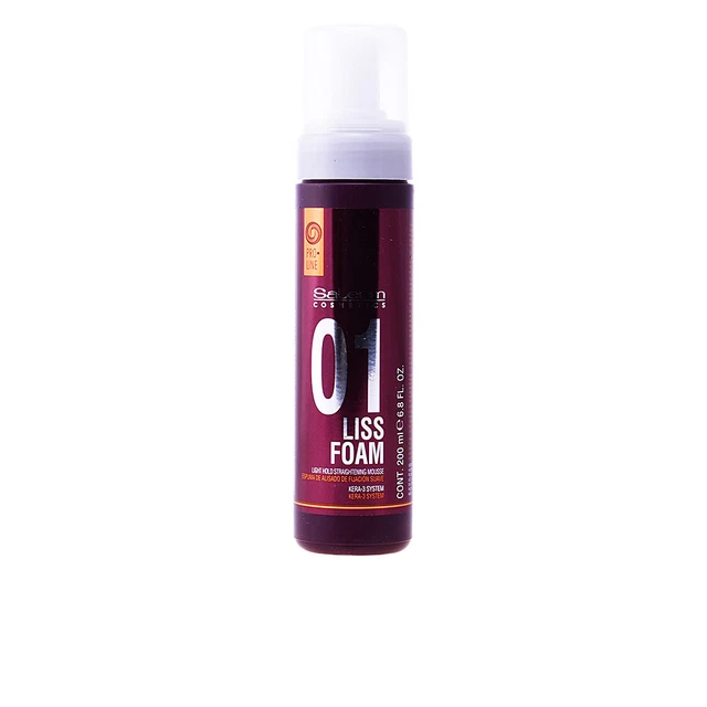 Cheveux Salerm unisex LISS FOAM light hold straightening mousse 200 ml