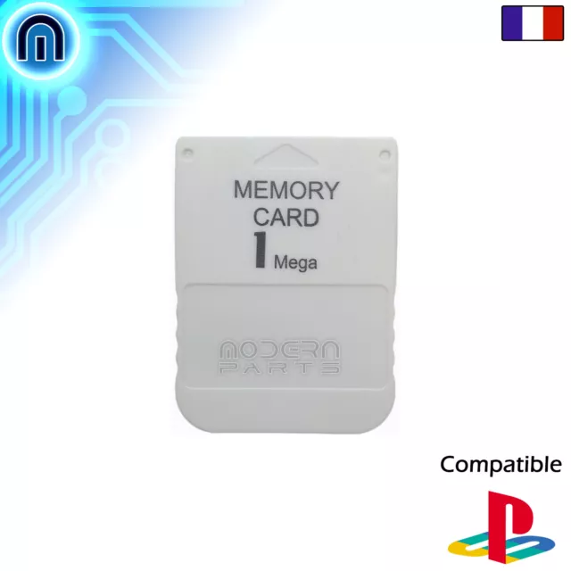 Carte Mémoire Compatible 1 MB Pour Playstation 1 PS1 PSX Sony memory card