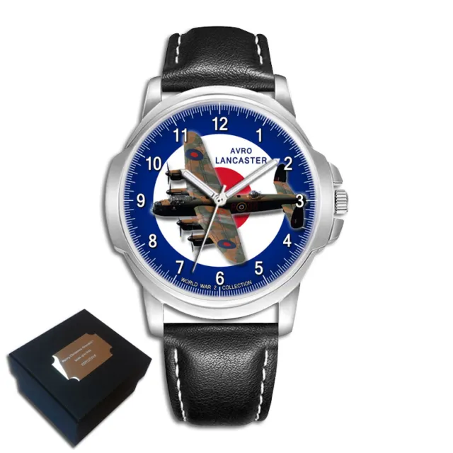 Avro Lancaster Bomber Raf Ww2 Men's Wrist Watch  Birthday Best Gift Personalised 2