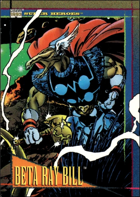 1993 Skybox Marvel Universe Series IV 4 Card Trading #48 Beta Ray Bill