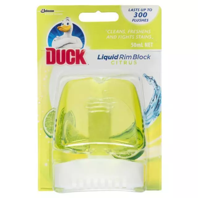 Duck Liquid Rim Block Toilet Cleaner Citrus 50ml