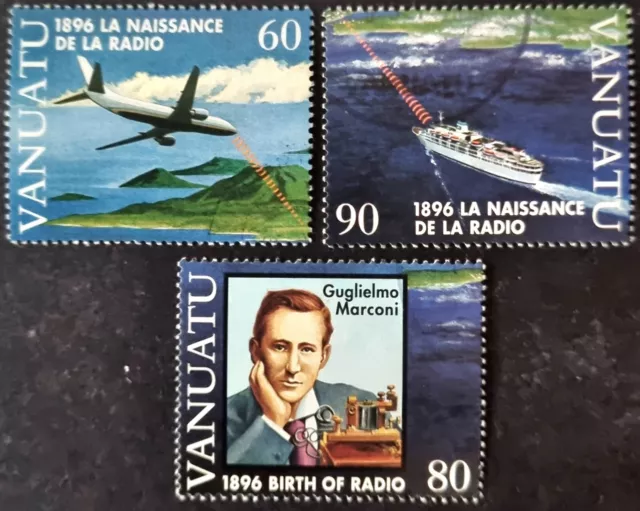 VANUATU 1996 The 100th Anniversary of The Radio Used Stamps as Per Photos