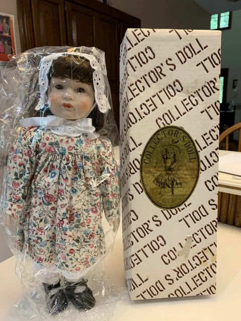 Vintage Designers Collection Porcelain Bisque Collector's Doll Burnette Hair 16"