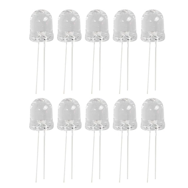 10PCS 10mm Ultra Bright UV LED K5J2J2