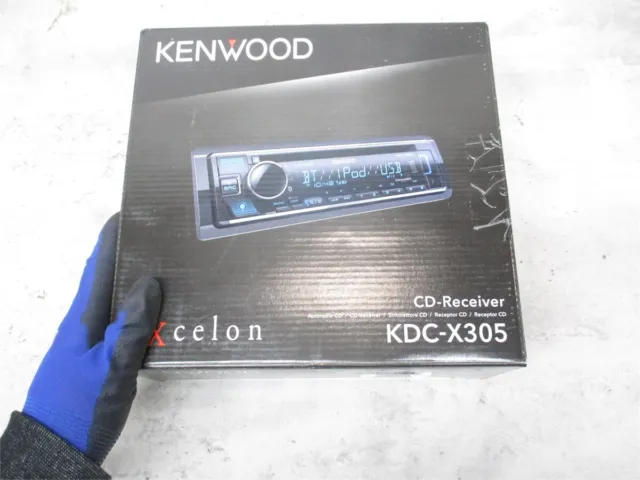 NEW Kenwood Excelon CD Receiver with Bluetooth KDC-X305