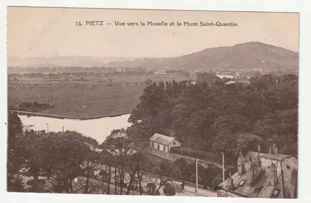 METZ - Moselle - CPA 57 - general view - Mont St Quentin