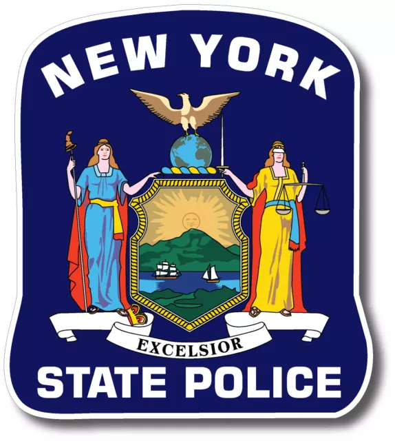 New York State Police Decal Sticker 3M Usa Made Trooper Truck Car Vehicle Window