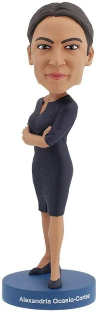 NEW - Royal Bobbles -  Alexandria Ocasio-Cortez Bobblehead - FREE SHIPPING