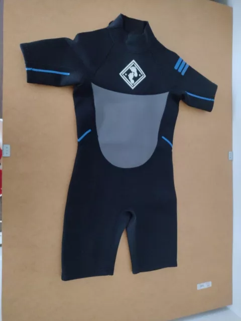 Two Bare Feet Wetsuit - Shorty Style - Blue/Black Junior - M