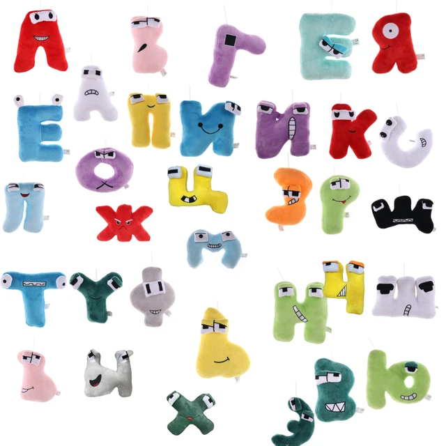 ALPHABET LORE RUSSIAN Alphabet Cartoon Plush Toy Home Desktop