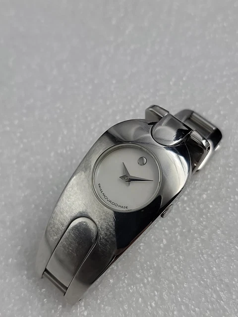 Women Movado Museum Watch - Stainless Steel / Swiss / 84 A1 1930 6.5” Wrist