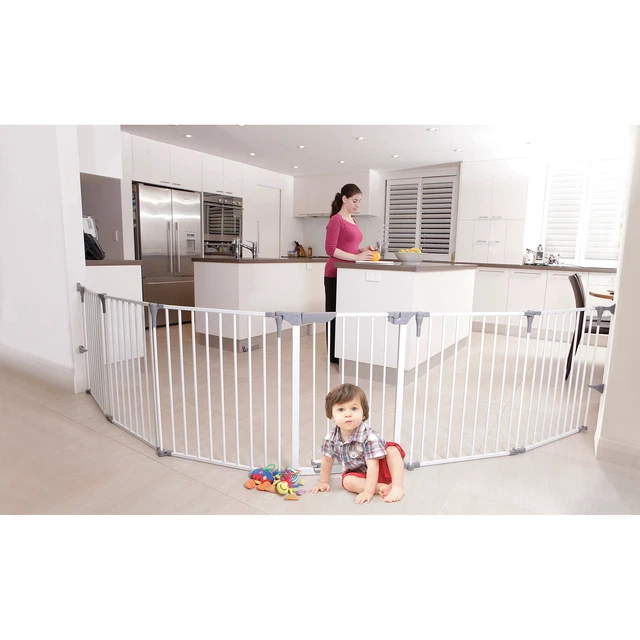 Play-Pen White Gate fits up to 151" 3-in-1 Converta Royale Unisex Dreambaby