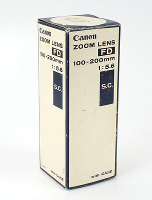 Canon Boîte Uniquement Pour A 100-200/5.6 Fd S.C Certains Bord Usure / 191458