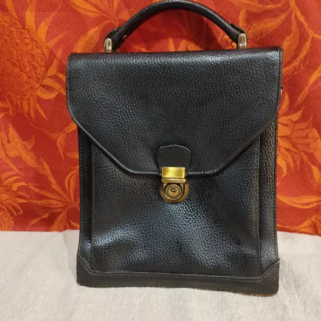 Sacoche homme En Cuir Ancien - Vintage