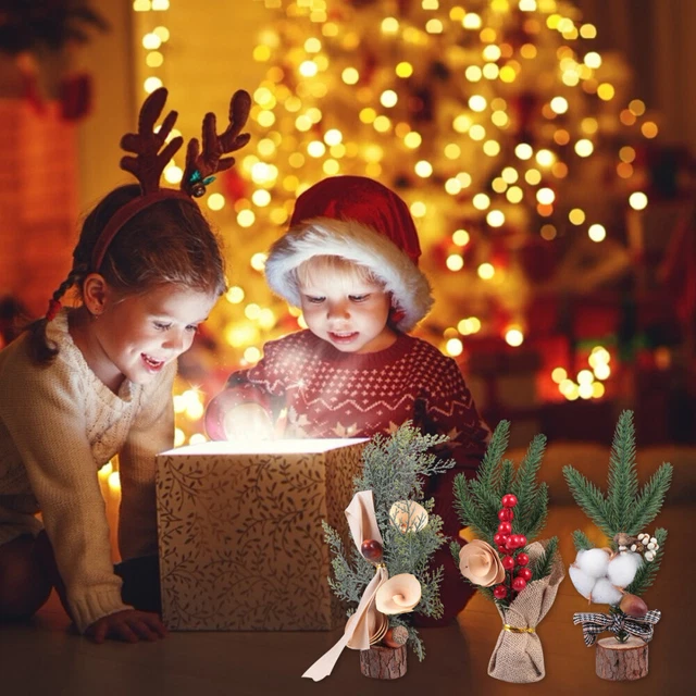 Mini simulazione PVC protezione ambientale albero di Natale decorazione albero di Natale Natale