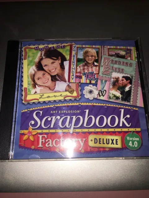 Art Explosion Scrapbook Factory Deluxe Version 4.0 (PC,01-07) Tested