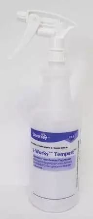 Diversey 130276 32 Oz. Clear, Preprinted Trigger Spray Bottle, 12 Pack