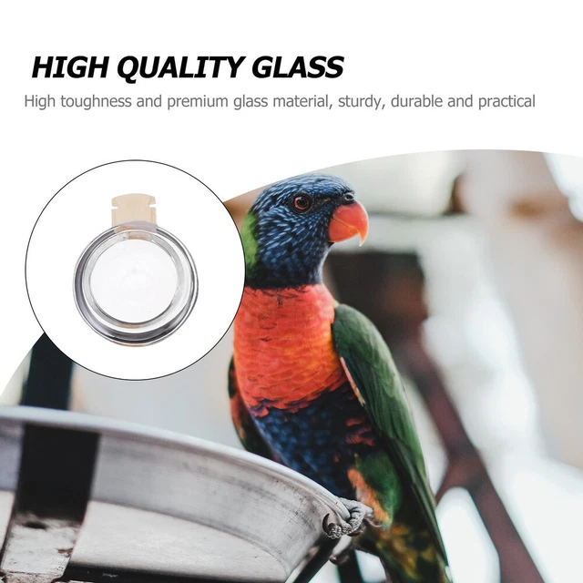 1 Set bird cage water bowl birdcage food cup of Hanging Pet Bowl Bird Feeding 3