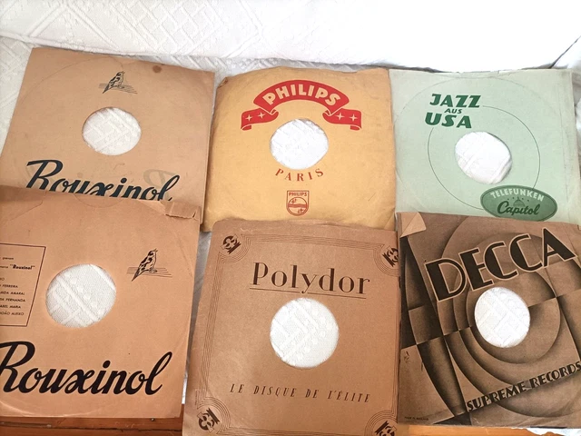 78 Rpm Record Lot of 24 Rare Sleeves 10''