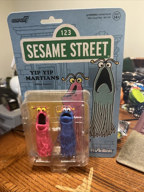 Super7 ReAction Yip Yip Martians Sesame Street Blind Box Figure (Opened