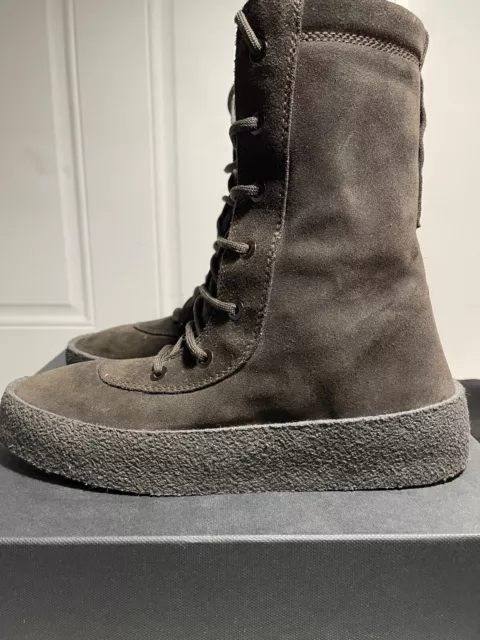 (Size 11) Yeezy Season 4 Crepe Boots - Oil