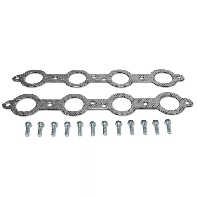 Fit 07-13 Silverado/Sierra 4.8/5.3/6.0/6.2 Exhaust Manifold Header Gasket Set