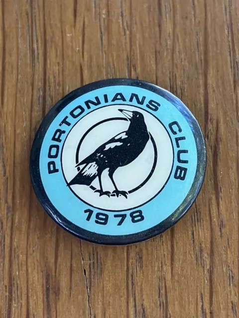 1978 Port Adelaide Football Club Portonians Member Badge Pin SANFL