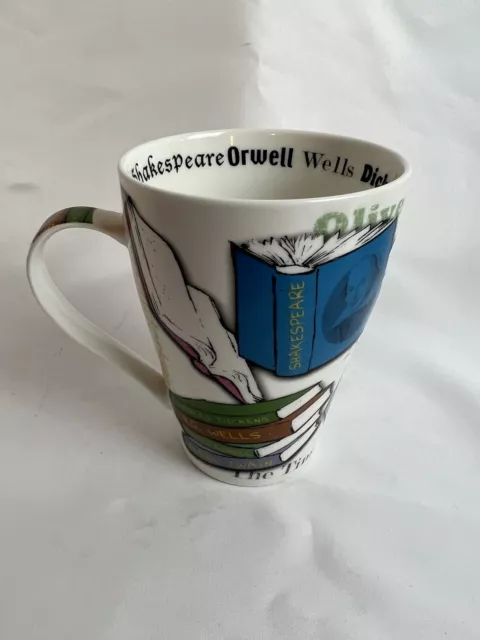 Paul Cardew Novel Tea Coffee Mug Classic Books Orwell Wells Dickens Twain