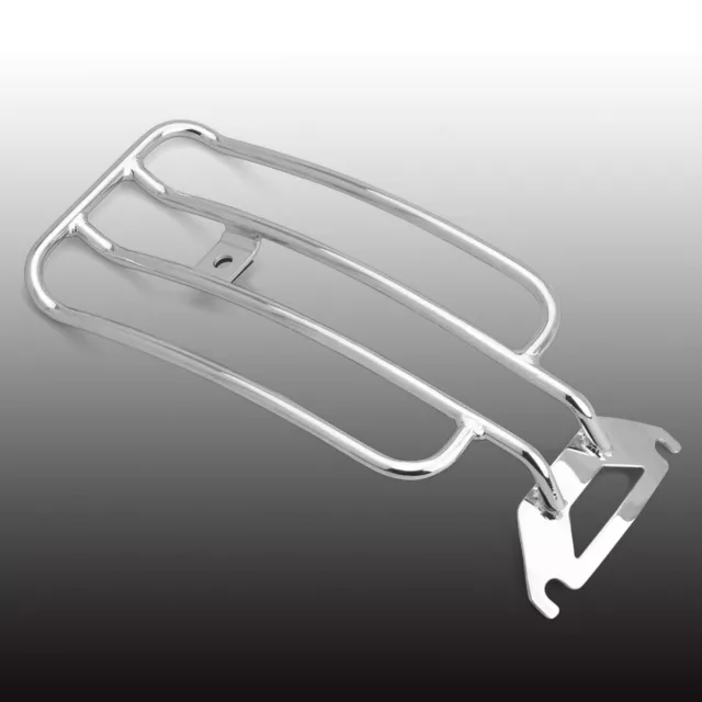Solo Seat Luggage Rear Fender Rack Steel chrome  Fits For Harley Road King FLHTC