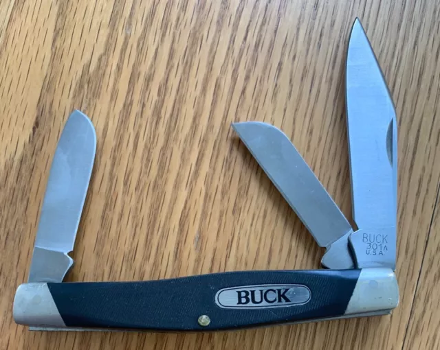 Vintage 1988 Buck 301 Stockman Knife Never Used Brst3