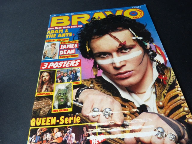 Bravo 20/1981 Roland Kaiser/Iron Maiden/James Dean/Queen/Beatles Starschnitt