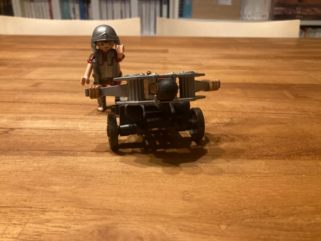 Pièce Playmobil Romains - Baliste Marron - Accessoire D'occasion Pour Collection Ou Remplacement