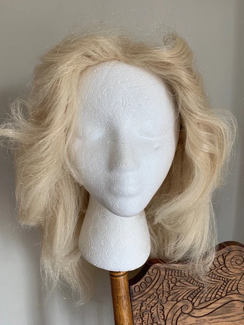 DEJA VU WIG Blonde Hippie Costume Disco 70s 80s Farrah Feather Angels Cosp Retro