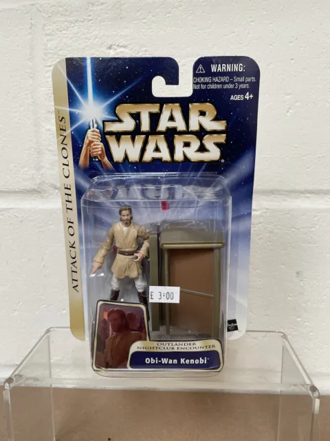 Hasbro Star Wars Attack Of The Clones Obi Wan Kenobi Collection 2 Action Figure